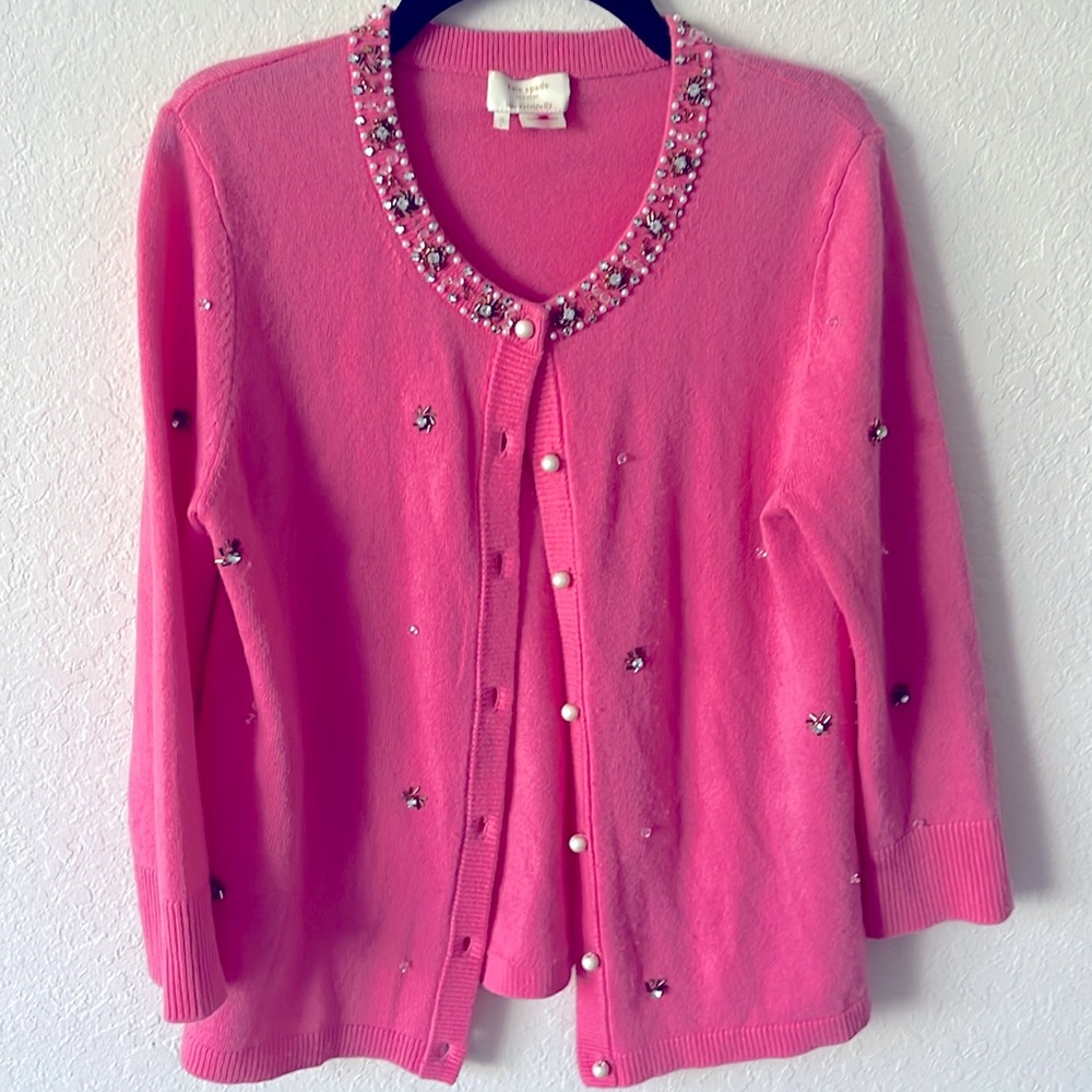 Kate spade wool chashmere sweater size S pink - Picture 11 of 11